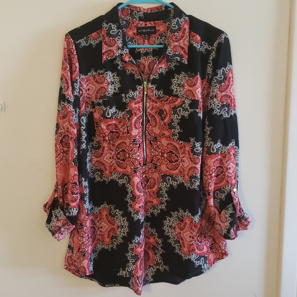 Zipper Blouse